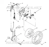 MAGNETO ASSEMBLY LITE GT / 0933133 (4923232323036A)