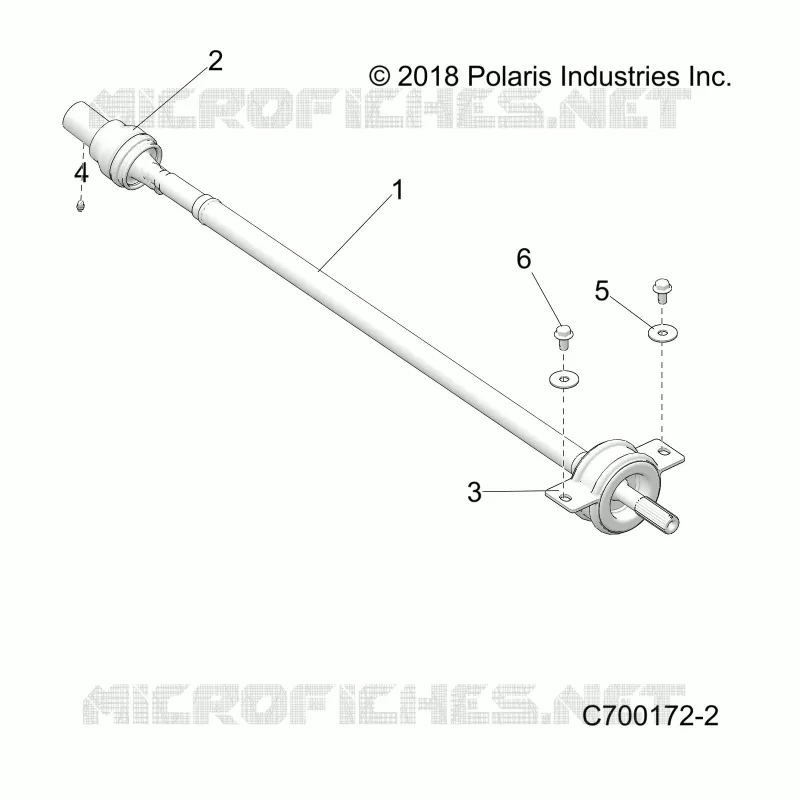 TREN, REAR PROP SHAFT