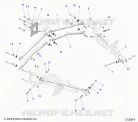 SUSPENSION TRASERA TRAILING ARMS MOUNTING