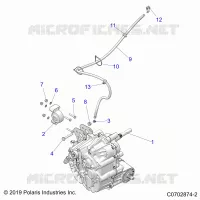 TREN, MAIN GEARCASE MOUNTING -Z24RAB92AK/BK (C0702874-2)
