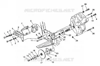 CAJA DE ENGRANAJES Y FRENO DE MONTAJE 6X6 350L W938739 (4924062406033A)