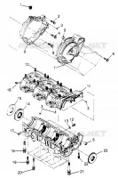 CAJA DEL CIGÜEÑAL SLX 780 B964287 and Intl. SLX 780 I964287 (4937443744C001)