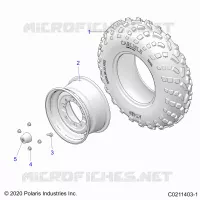 RUEDAS, FRONT TIRE