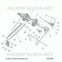 SUSPENSION, TRASERO ARM PAR