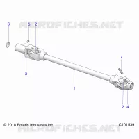 TREN, FRONT PROP SHAFT