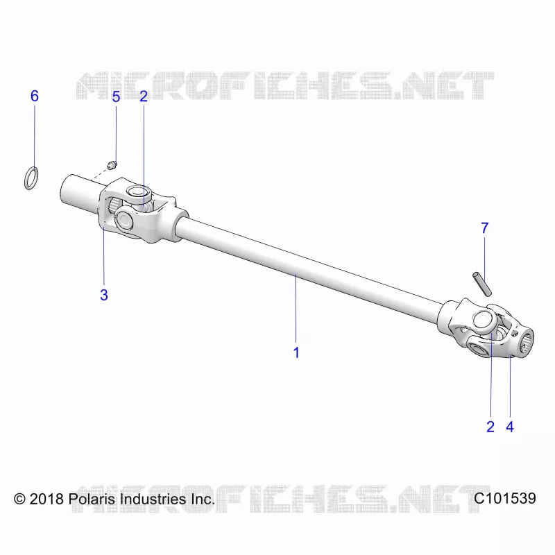 TREN, FRONT PROP SHAFT