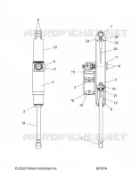 SUSPENSION, SHOCK TRASERO TRACK 