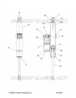 SUSPENSION, SHOCK TRASERO TRACK