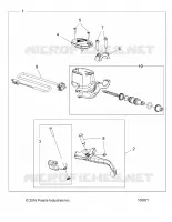 BRAKES, FRONT BRAKE LEVER AND CILINDRO MAESTRO