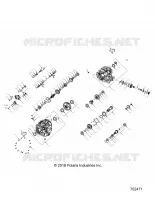 DRIVE TRAIN, PRINCIPAL GEARCASE INTERNALS