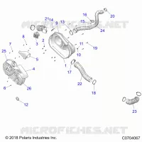 TREN, CLUTCH COVER AND DUCTING