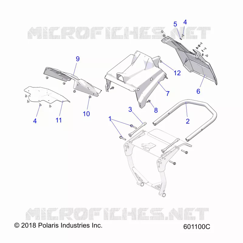 PARACHOQUE, REAR AND CLOSEOFF