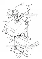 MONTAJE DEL DEPÓSITO DE COMBUSTIBLE 4X4 250 W938127 (4924042404006A)