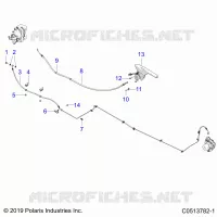 FRENO TRASERO BRAKE LINE AND PARK BRAKE