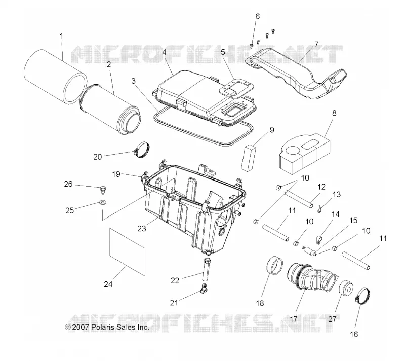 MOTOR, TOMA DE AIRE SYSTEM