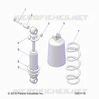 SUSPENSION, CHOQUE FRONTAL TRACK (7043995)
