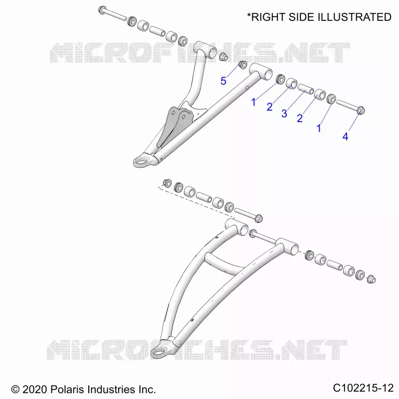 SUSPENSIÃ“N DELANTERA A-ARM, MOUNTING