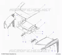 CAPUCHA AND FRONT FENDERS