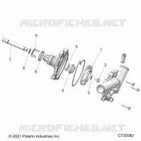 MOTOR, WATERPUMP ASSEMBLY