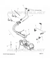 SISTEMA DE COMBUSTIBLE, RAIL, LINES AND THROTTLE BODY