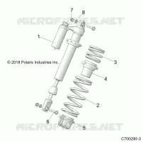 SUSPENSION, CHOQUE FRONTAL MOUNTING