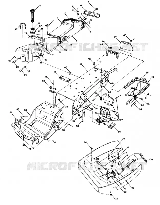 CHASIS AND ASIENTO 400 (4916781678001A)