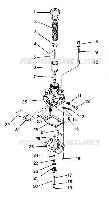 CARBURADOR STARLITE GT / 0933127 (4923232323033A)