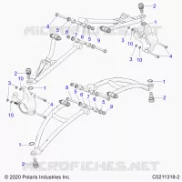 SUSPENSIÃ“N DELANTERA A-ARM MOUNTING
