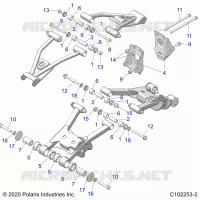 SUSPENSION TRASERA CONTROL ARM MOUNTING