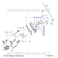 DRIVE TRAIN, PRINCIPAL GEARCASE