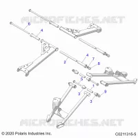 SUSPENSION TRASERA CONTROL ARM MOUNTING