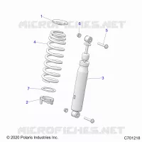 SUSPENSION, CHOQUE FRONTAL MOUNTING