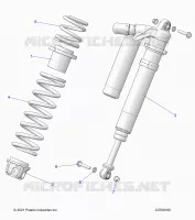 SUSPENSION, CHOQUE FRONTAL MOUNTING, DELUXE