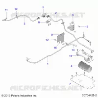 SISTEMA DE COMBUSTIBLE, FUEL TANK EVAP, CANISTER AND LINES