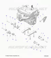 MOTOR, MOUNTING &amp; LONG BLOCK