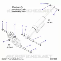 SUSPENSION, MONTAJE DE DESCARGA, REAR SUSP.