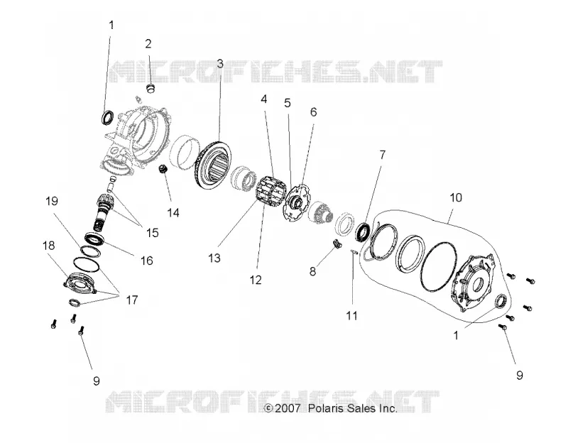 caja de cambios delantera (DEMAND DRIVE)(If Built Before 7/24/06)