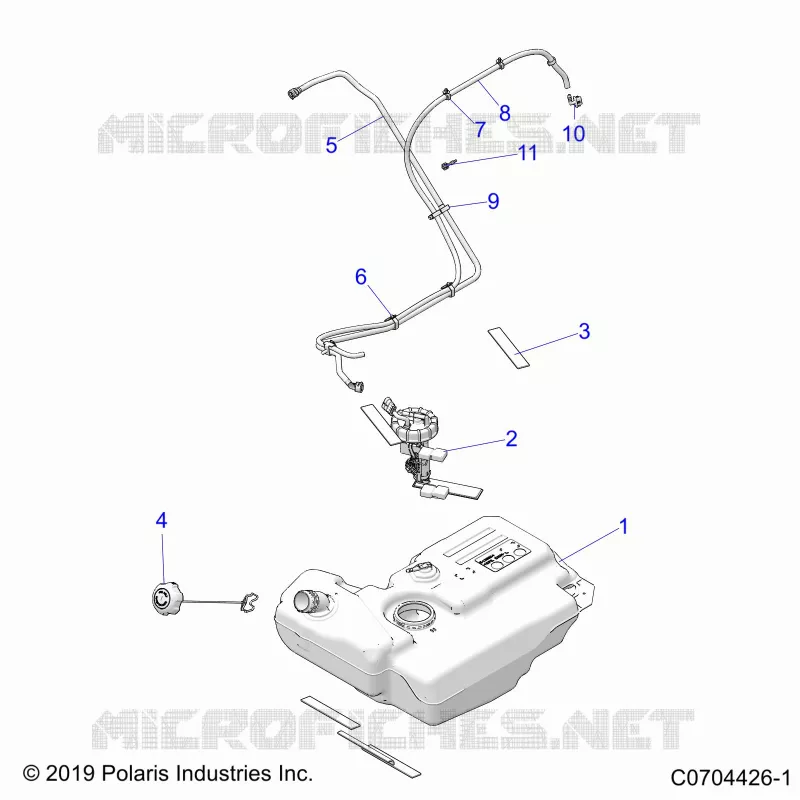 SISTEMA DE COMBUSTIBLE, FUEL TANK