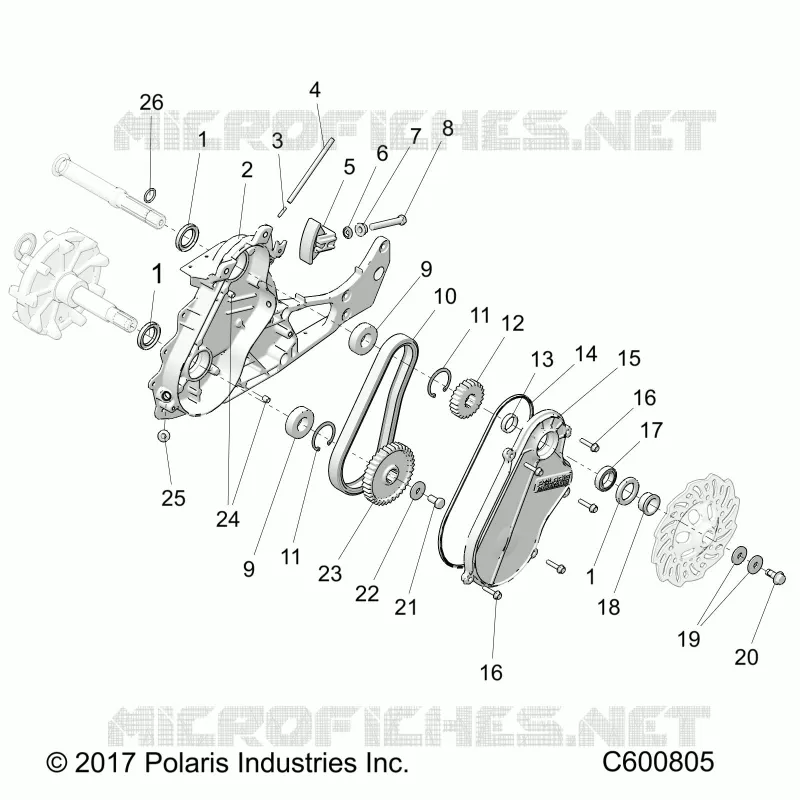 DRIVE TRAIN, CHAINCASE