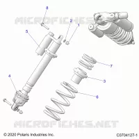 SUSPENSION, CHOQUE FRONTAL MOUNTING