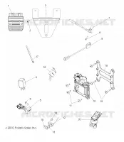 REGULADOR, RELAYS, SENSORES and ECU