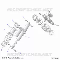 SUSPENSION TRASERA SHOCK MOUNTING