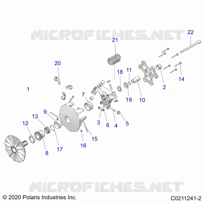 TREN, PRIMARY CLUTCH