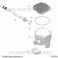 GOBIERNO, CONTROLS, THROTTLE ASM. AND CABLE