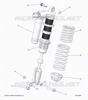 SUSPENSION, CHOQUE FRONTAL MOUNTING, STANDARD/PREMIUM