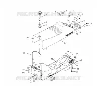 ASIENTO Y TANQUE DE GAS XLT SP 0966676 and  EUROPEAN XLT SP E966676 (4931703170A007)