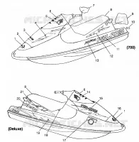 ETIQUETAS SL 700 B974071, Intl. SL 700 I974071, SL 700 Deluxe B974072 and Intl (4940874087A008)