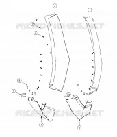PANELES LATERALES, 2 PASSENGER W/HARD DOOR