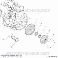 MOTOR DE ARRANQUE, FLYWHEEL AND RELATED