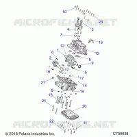 ENGINE, CRANKCASE AND CIGUEÑAL